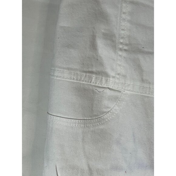 spring street Capri pants buttons cotton blend foe pockets size 3 waist 26 READ - Picture 3 of 10